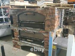Used Marsal MB60 Brick Lined Gas Double Deck Pizza Bread Oven