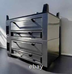Used Marsal SD-1060 Double Pizza Deck Oven, Natural / Propane Gas
