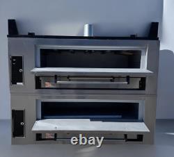 Used Marsal SD-1060 Double Pizza Deck Oven, Natural / Propane Gas