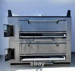 Used Marsal SD-1060 Double Pizza Deck Oven, Natural / Propane Gas