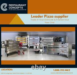 Used Marsal SD-10866 Double Pizza Deck Oven, Natural Propane Gas