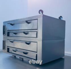 Used Marsal SD 866 Double deck pizza oven Gas or Propane