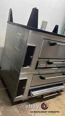 Used Marsal SD1048 Double deck pizza oven Gas or Propane