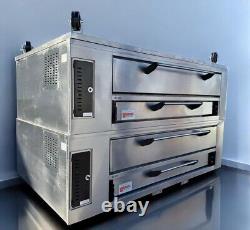 Used Marsal SD866 Double deck pizza oven Gas or Propane