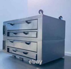 Used Marsal SD866 Double deck pizza oven Gas or Propane