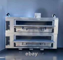 Used Marsal SD866 Double deck pizza oven Gas or Propane