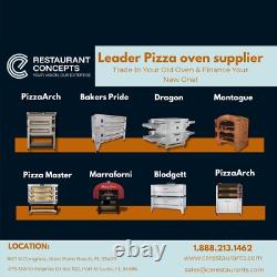 Used Marsal SD866 Double deck pizza oven Gas or Propane