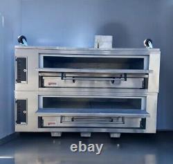 Used Marsal SD866 Double deck pizza oven Gas or Propane