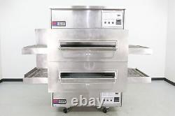 Used Middleby Marshall PS360 Double Deck Gas Conveyor Pizza Oven 573501