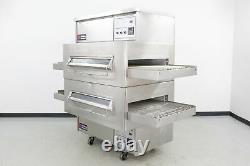 Used Middleby Marshall PS360 Double Deck Gas Conveyor Pizza Oven 573501