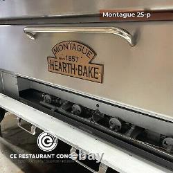 Used Montague 25P Pizza Ovens Double Deck