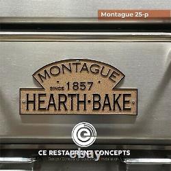 Used Montague 25P Pizza Ovens Double Deck
