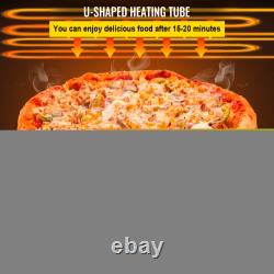 VEVOR Commercial Countertop Pizza Oven Electric Pizza Oven for 14 Pizza Indoor