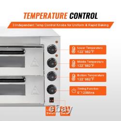 VEVOR Commercial Countertop Pizza Oven Electric Pizza Oven for 14 Pizza Indoor