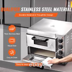 VEVOR Commercial Countertop Pizza Oven Electric Pizza Oven for 14 Pizza Indoor