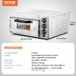 VEVOR Commercial Countertop Pizza Oven Electric Pizza Oven for 14 Pizza Indoor