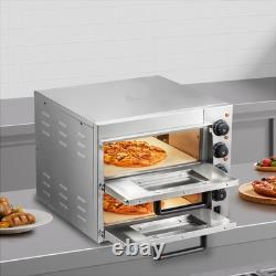 VEVOR Commercial Countertop Pizza Oven Electric Pizza Oven for 14 Pizza Indoor