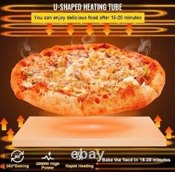VEVOR Commercial Countertop Pizza Oven Electric Pizza Oven for 14 Pizza Indoor