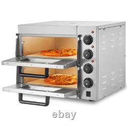 VEVOR Commercial Countertop Pizza Oven Electric Pizza Oven for 14 Pizza Indoor