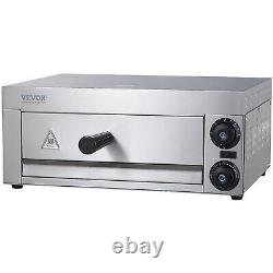 VEVOR Electric Countertop Pizza Oven 12 1500W Adjustable Temp 0-60 Minute Timer