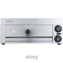 VEVOR Electric Countertop Pizza Oven 12 1500W Adjustable Temp 0-60 Minute Timer