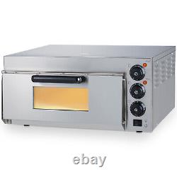 VEVOR Electric Countertop Pizza Oven 16-inch 1700W with Adjustable Temp and Time
