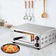 Vevor Electric Pizza Oven Countertop Pizza Oven 12pizza Baker Stainless Steel