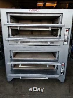 Vulcan 7016A1 Double Stack 4 Deck Pizza Oven 4 Stones Excellent Conditions NSF