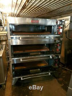Vulcan Electric Stainless 3 Deck Pizza Oven Triple Stack Commercial 57 Wide