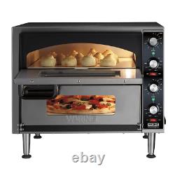 Waring Commercial WPO350 Medium-Duty Double Deck Pizza Ovens for Pizza up to 14