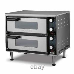 Waring WPO350 Countertop Pizza Oven Double Deck, 240v/1ph