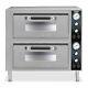 Waring Wpo750 Commercial Double Ceramic Deck Pizza Oven Dual Temperature Control