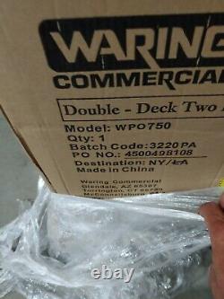 Waring WPO750 Commercial Double Ceramic Deck Pizza Oven NEW IN THE BOX