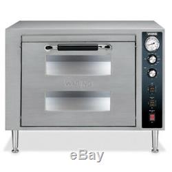 Waring WPO750 Double Deck Countertop Pizza Oven, Two Doors