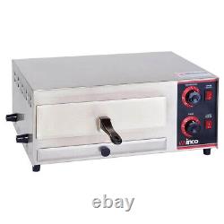 Winco EPO-1 20 Electric Countertop Single-Deck Pizza Bake Oven with (1) 12 Pi
