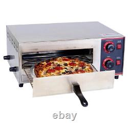 Winco EPO-1 20 Electric Countertop Single-Deck Pizza Bake Oven with (1) 12 Pi
