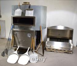 Wood Stone 5' Mt Adams Gas-Fired Brick Pizza Oven Stone Hearth WS-MS-5-RFG-IR-NG