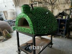 Woodfired pizza oven 90 cms interior diameter 7 pizzas 12 inches each