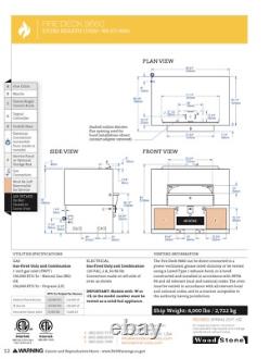 Woodstone Fire Deck 9660 Pizza Oven Bakery Restaurant Equipment MFG DATE 2019