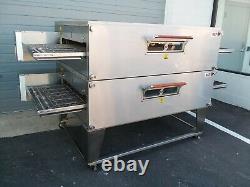 XLT 3270 Double Deck Conveyor Gas Pizza Oven Belt Width 32