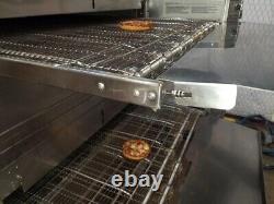 XLT 3855 Natural Gas Double Stack Pizza Conveyor Ovens Video DemoSPLIT BELT