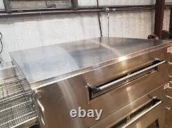 XLT 3870 Natural Gas Double Stack Pizza Conveyor Ovens Video DemoSPLIT BELT