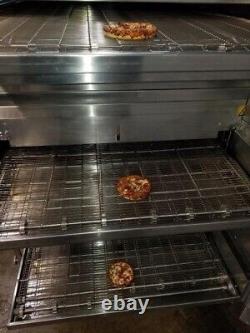 XLT 3870 Natural Gas Triple Stack Pizza Conveyor Ovens Video Demo