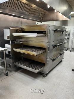 XLT 3870 Pizza Conveyor Ovens Triple Stack