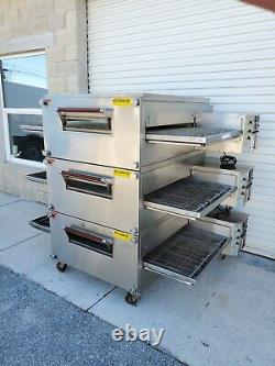 Xlt 3240 Propane Lp Gas Triple Stack 32 Conveyor Pizza Ovens