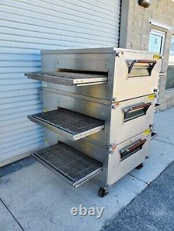Xlt 3240 Propane Lp Gas Triple Stack 32 Conveyor Pizza Ovens
