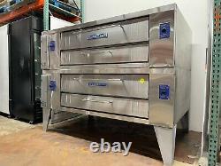 Y800 Bakers Pride Pizza Oven Double Deck